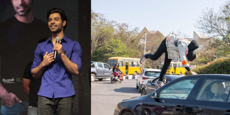 Kireeti's introduction teaser BTS is being widely appreciated for all the hard work