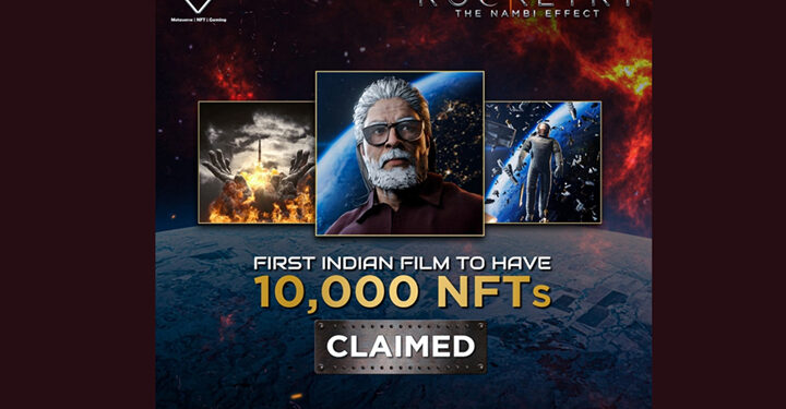 R Madhavan’s Rocketry becomes the 1st Indian film to reach a historical number of 10, 000 NFTs claimed