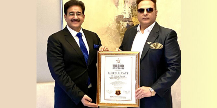 Sandeep Marwah Placed in World Book of Records London Third Time
