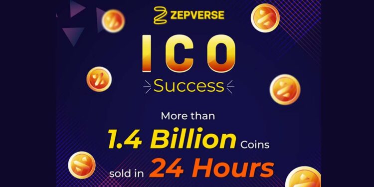 ZEPVERSE ICO Success: More than 1.4 Billion Coins sold in 24 hours