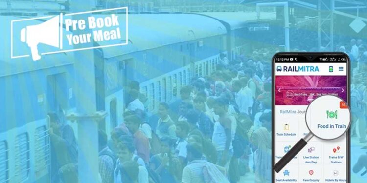 RailMitra introduced pre-book train meal feature amid festive rush