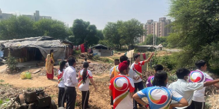 Sharing and Caring; a week of charity at The Global Indian International School Ahmedabad