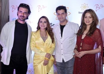 Dhrriti Saharan launches her Music Label SOUL TUNES inaugurated by Vidya Malavade in Juhu, Mumbai