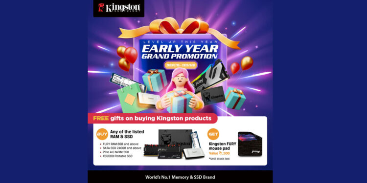 Level Up Your PC experience with Kingston’s Early Year Grand Promotions