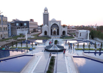“The beautiful mosque, built by The IB Group, will be known as Azeez Masjid”