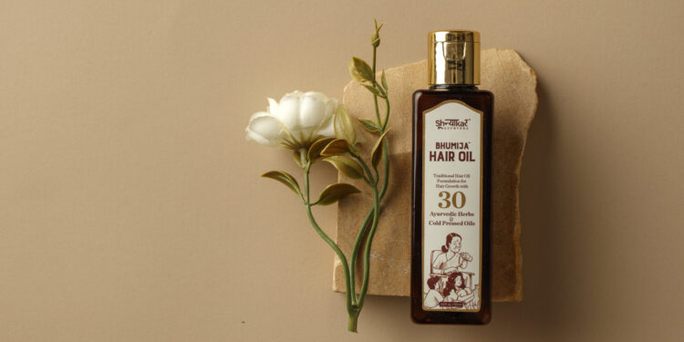 Bhumija Ayurvedic Hair Oil for Anti-Dandruff & Dry Scalp