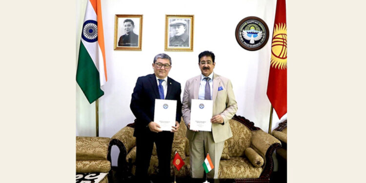 Embassy of Kyrgyzstan and ICMEI sign landmark MOU to strengthen bilateral ties in art and culture