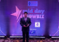 Producer Actor Shantanu Bhamare got felicitated at The Mid-Day Showbiz Icons 2023 Awards