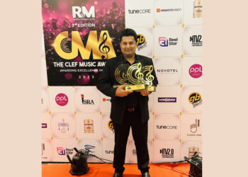 Indian-origin Fiji-born singer Sumeet Tappoo bags three awards at 3rd edition of The CLEF Awards
