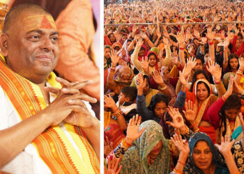 Shree Karauli Shankar Mahadev’s enlightenment at a “Bhagwat Katha” ignites divinity among devotees