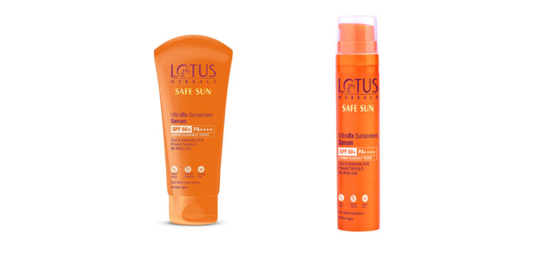 Lotus Herbals introduces its Safe Sun UltraRx Sunscreen Serum SPF 60 PA ++++