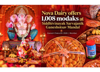 From a 120 Kg Modak to 1,008 Modaks: Nova Dairy Continues Its Ganesh Chaturthi Tradition in Mumbai